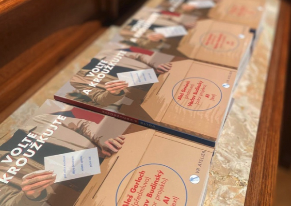 Aleš Gerloch a Václav Budinský + UI/umělá inteligence - AI/Artificial Intelligence = volby 2025 (?)